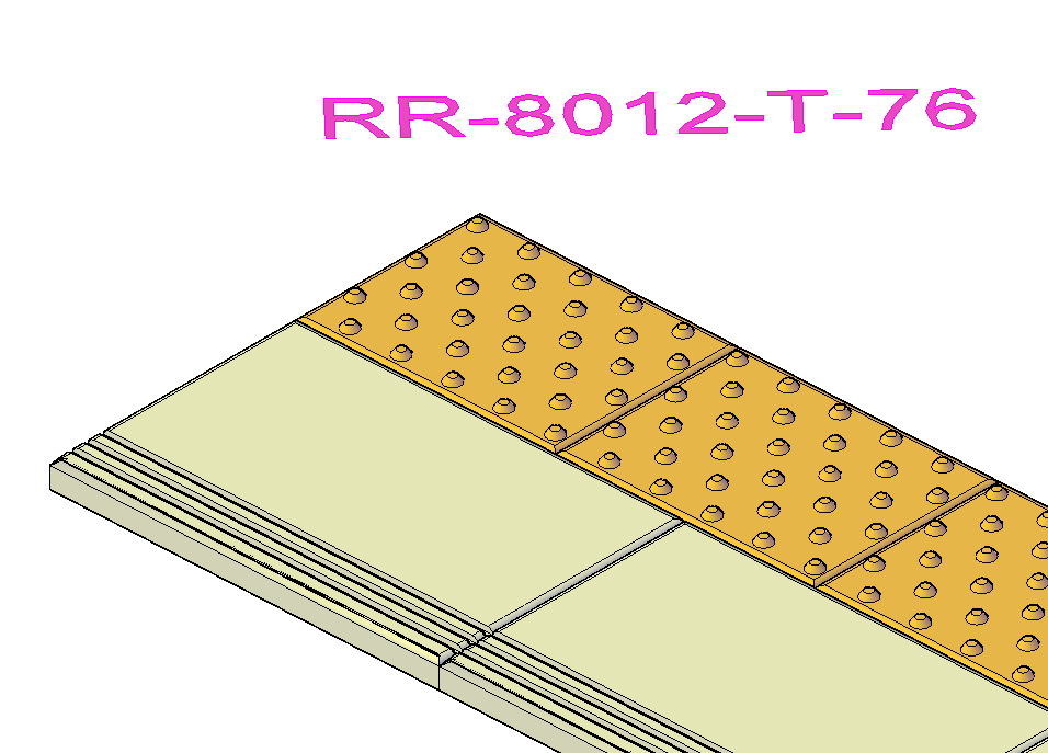 Platform tactile edging [990mm] - RR-8012-#-76