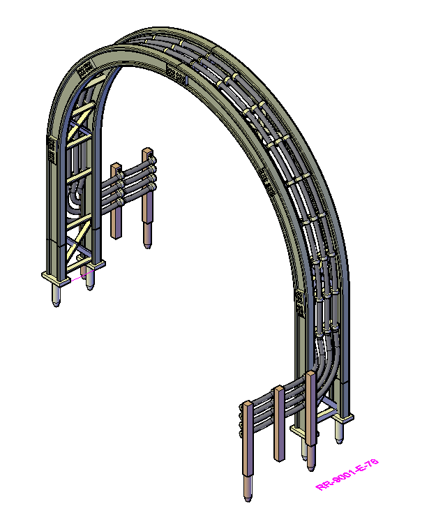 Single Track Cable bridge LU - RR-9001-#-76