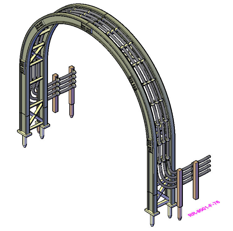 Single Track Cable bridge LU - RR-9001-#-76