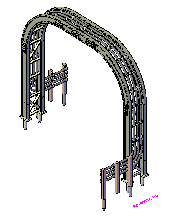 Single Track Cable bridge LU - RR-9001-#-76