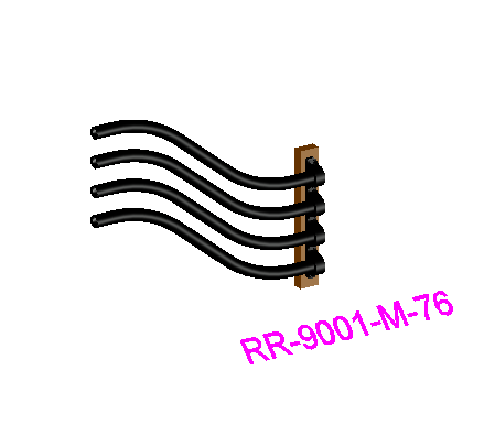 Trackside Cable containment offset LU - RR-9003-#-76