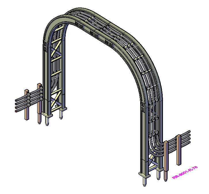 Single Track Cable bridge LU - RR-9001-#-76