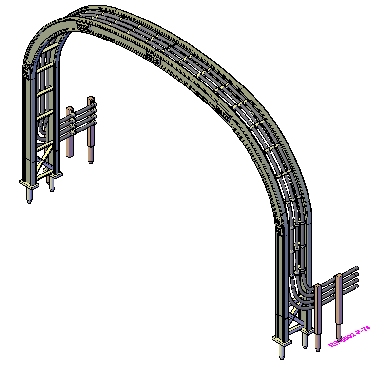 Double Track Cable bridge LU - RR-9002-#-76