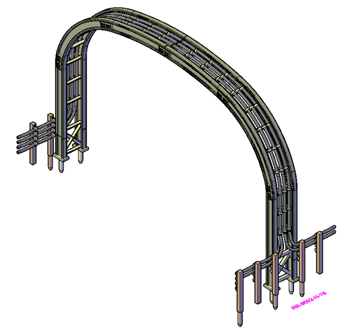 Double Track Cable bridge LU - RR-9002-#-76