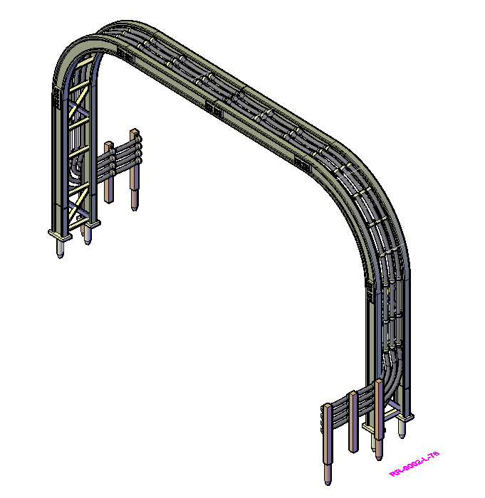 Double Track Cable bridge LU - RR-9002-#-76