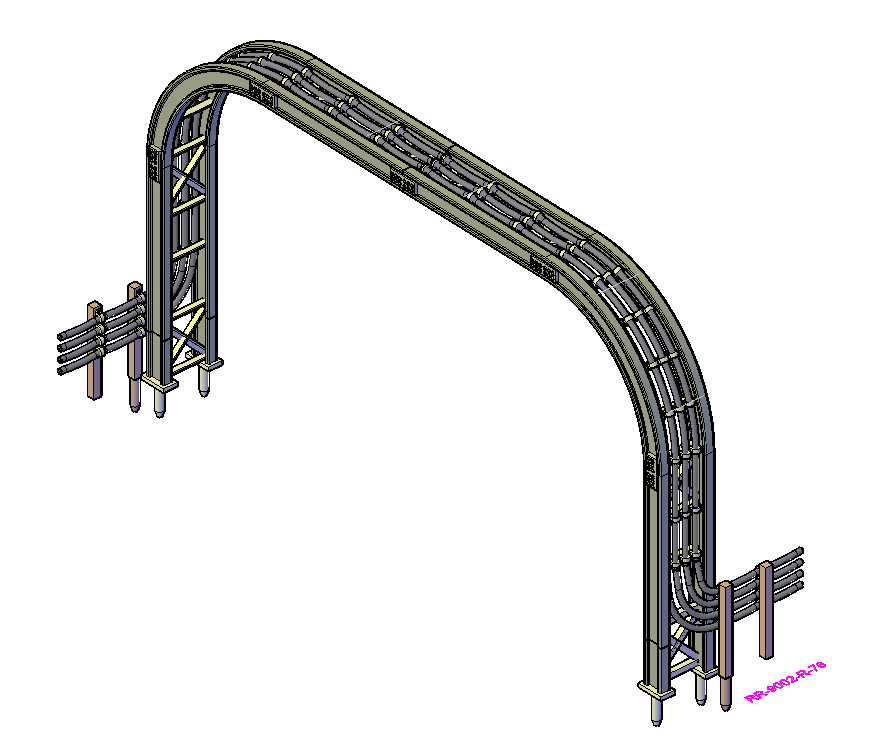 Double Track Cable bridge LU - RR-9002-#-76