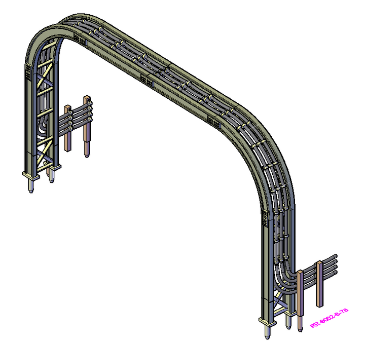 Double Track Cable bridge LU - RR-9002-#-76