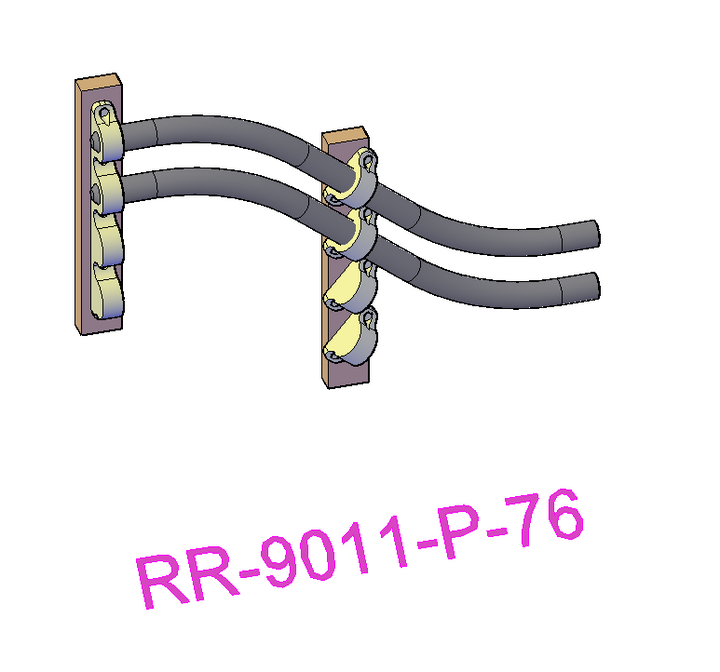 Trackside Cable containment offset LU - RR-9003-#-76