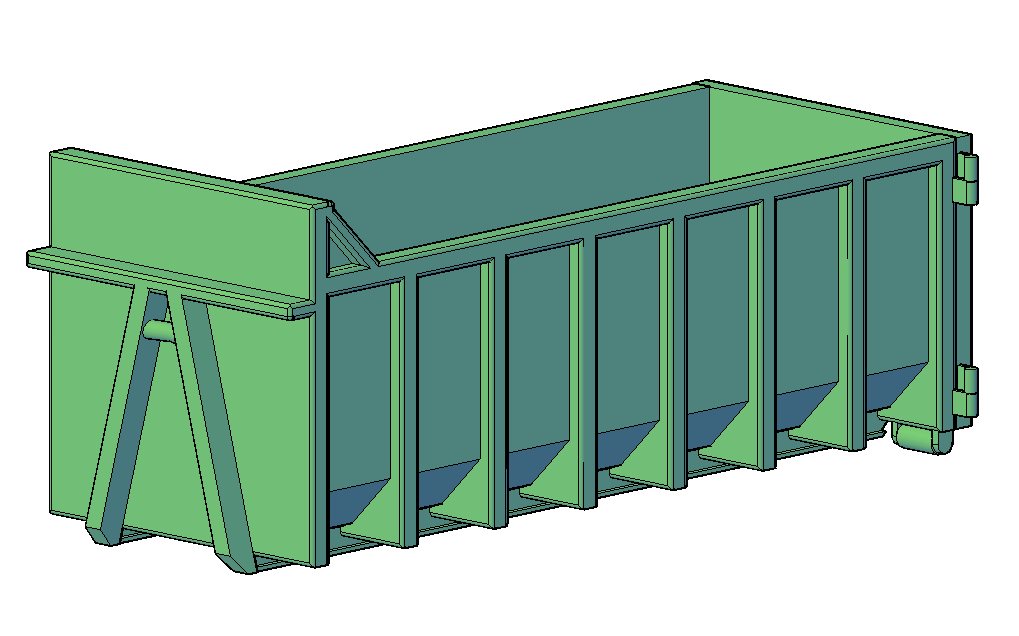 RoRo hook lift Skip - RV-0006-M-76