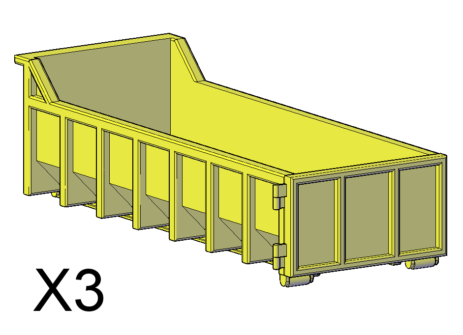 RoRo hook lift Skip - RV-0006-M-76