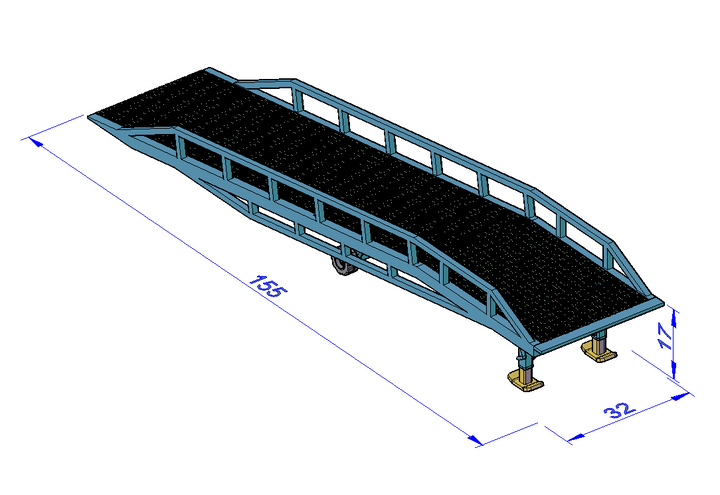 Trailer loading Ramp - RV-0020-A-76