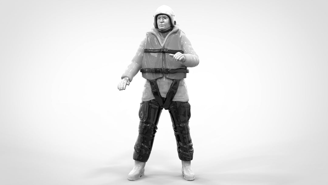 Rnli Helm Captain Standing Figure