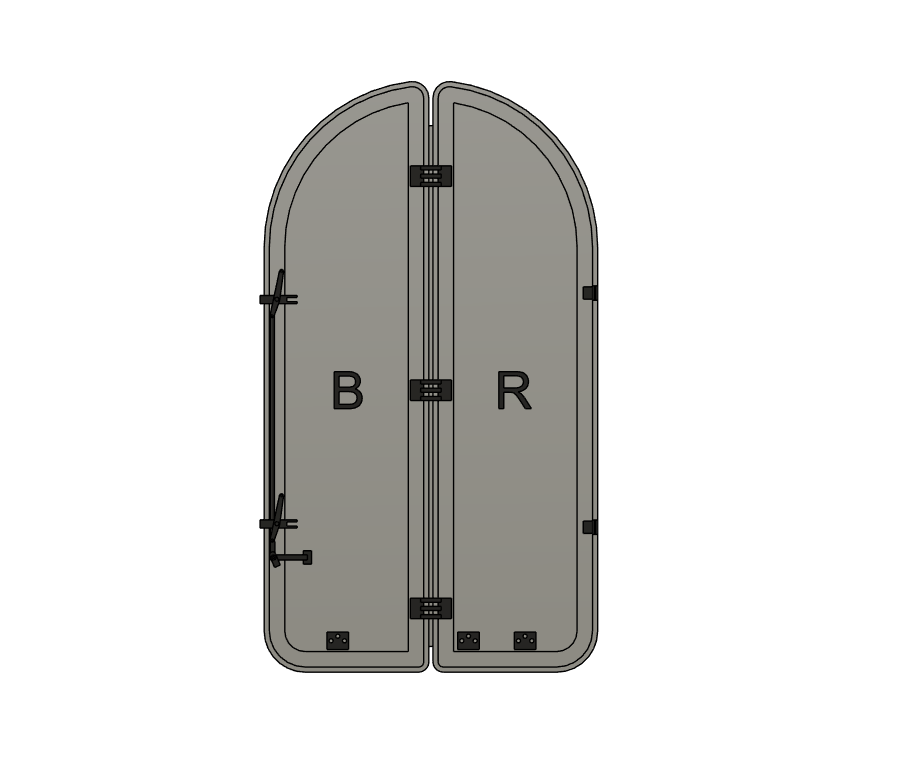 PJD103 OO MK1 Coach End Door Blanks BR