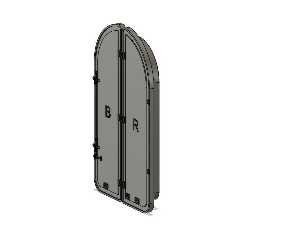 PJD103 OO MK1 Coach End Door Blanks BR