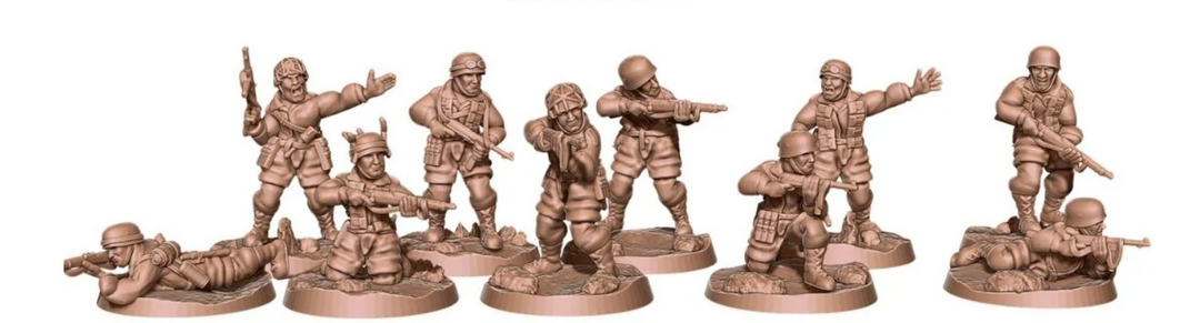 ESK Fallschirmjäger Squad Set 1 - Rifle and SMG