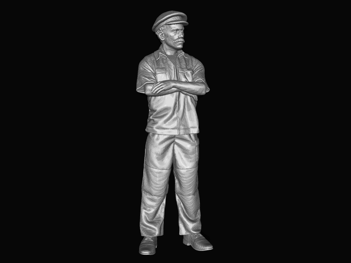 Mm948 Fisherman Arms Folded Figure