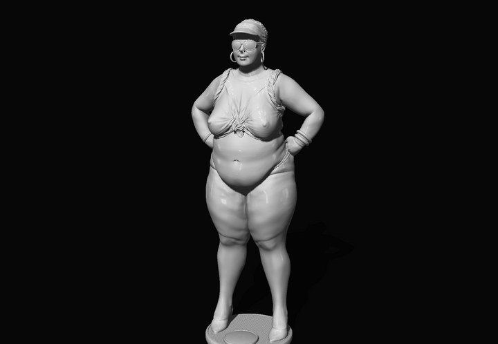 Mm982 Chubby Girl Figure