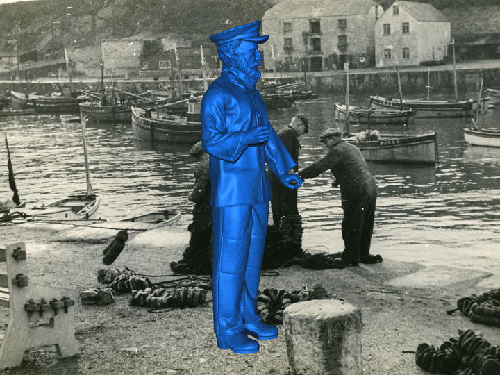 Mm943 Fisherman Standing Figure