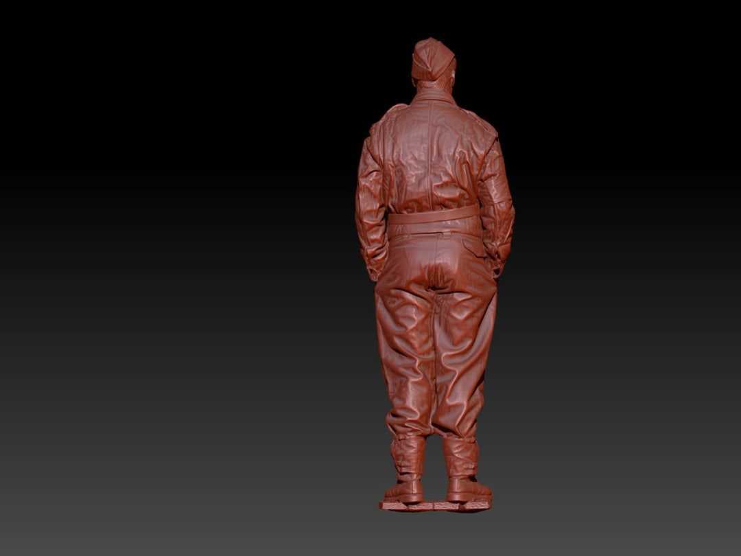 S3Ds0003 Ww2 Home Guard/Army Male Hands In Pockets Figure