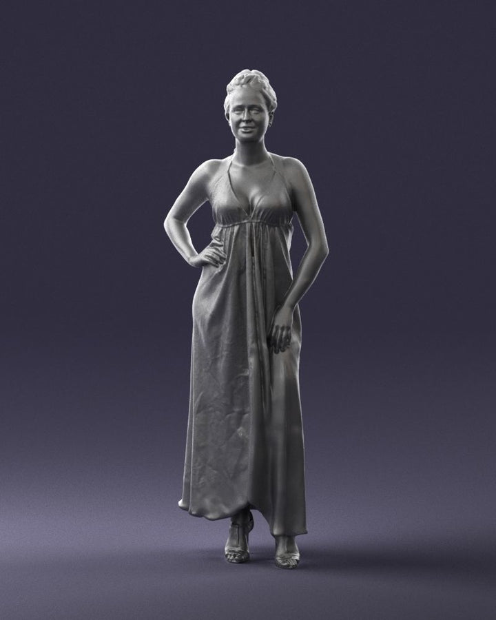 Female In Evening Dress Figure