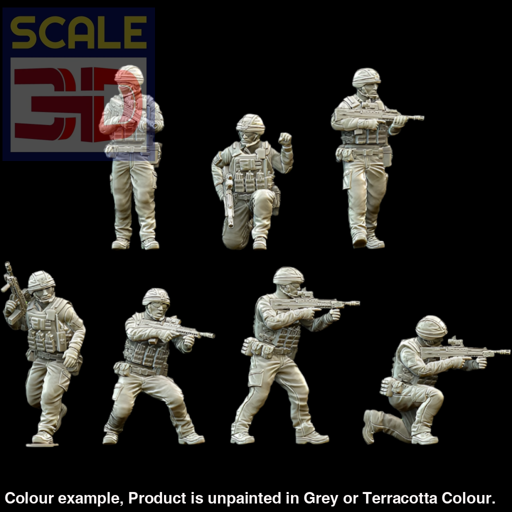 Bhg007 Modern British Infantry (Full Set) Figure