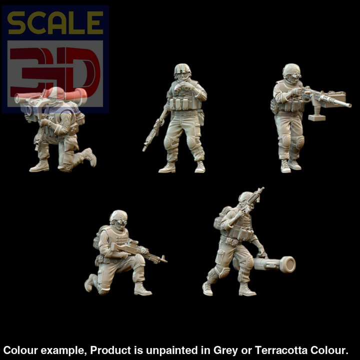 Bhg017 Us Airborne Specialists (Assault Set) Figure