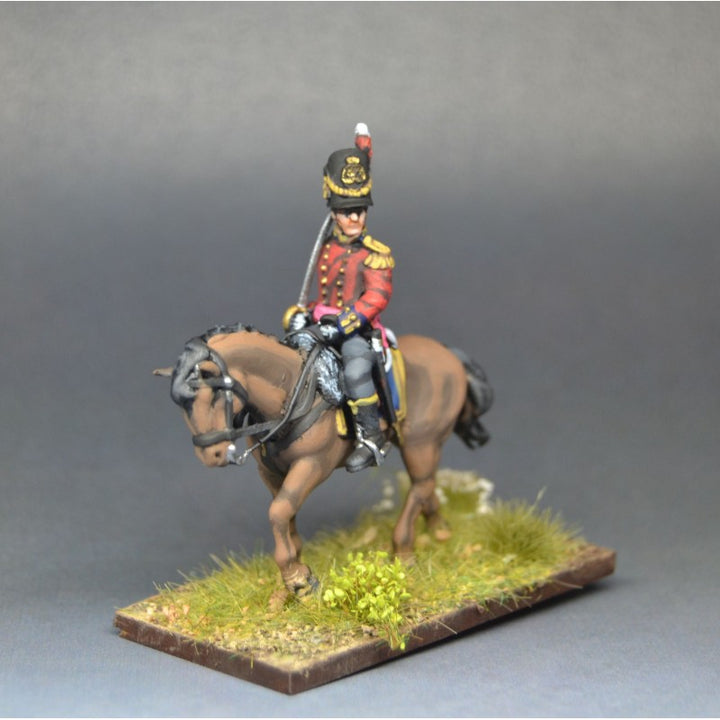 Napoleonic - British Officers On Horses