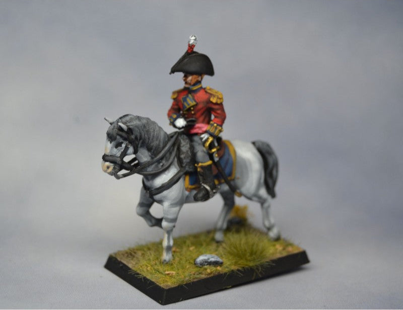 Napoleonic - British Officers On Horses