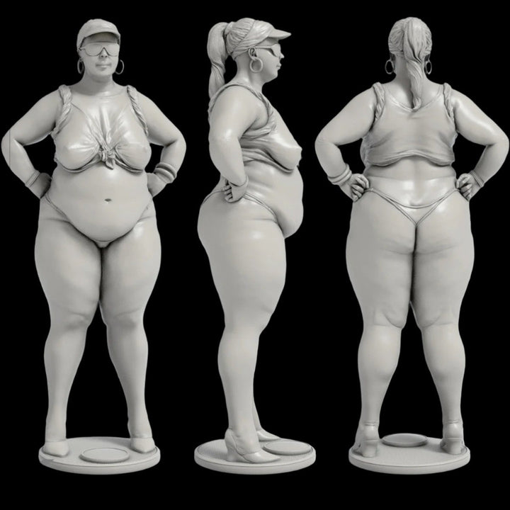 Mm982 Chubby Girl Figure