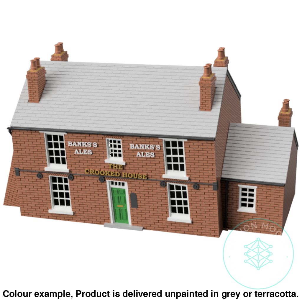 Dm104 – The Crooked House Pub O Scale Kit Building