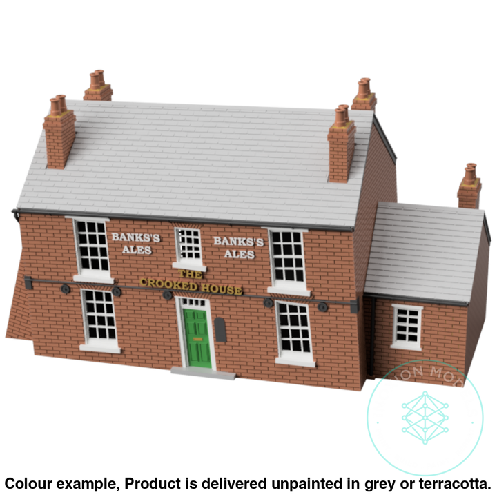 Dm104 – The Crooked House Pub O Scale Kit Building