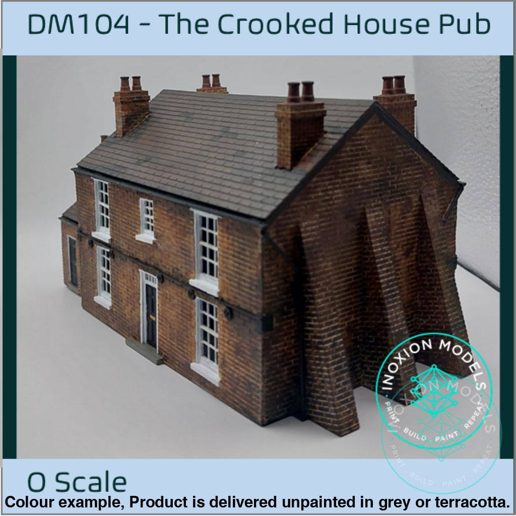 Dm104 – The Crooked House Pub O Scale Kit Building