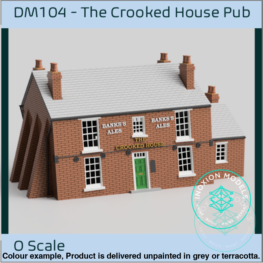 Dm104 – The Crooked House Pub O Scale Kit Building