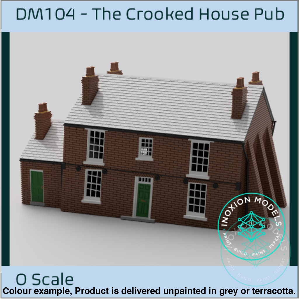 Dm104 – The Crooked House Pub O Scale Kit Building