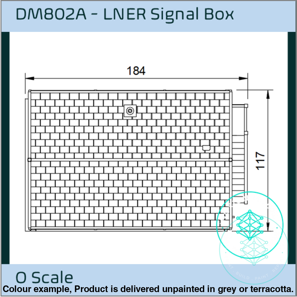 Dm802A – Lner Signal Box O Scale Building