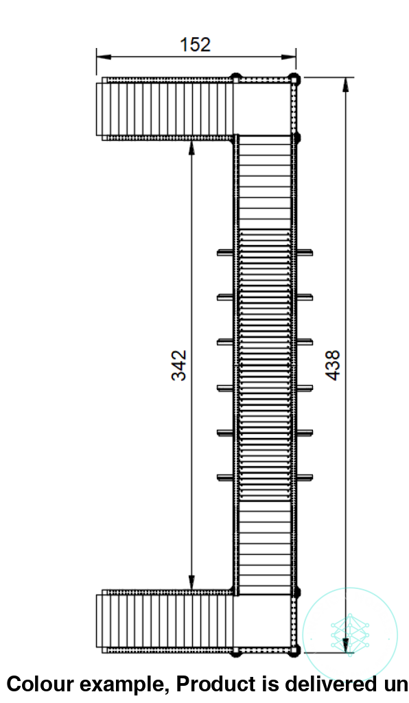 Dm804A – Platform Footbridge O Scale Building