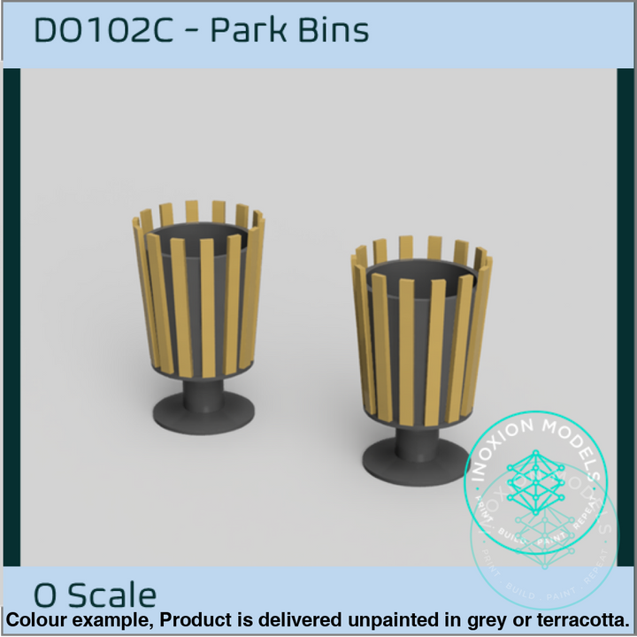 Do102C – Park Bins O Scale Accessory