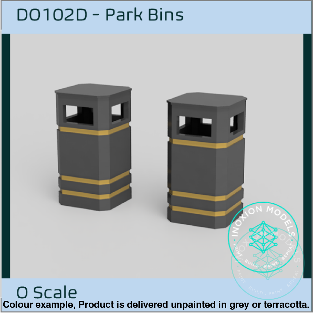 Do102D – Park Bins O Scale Accessory