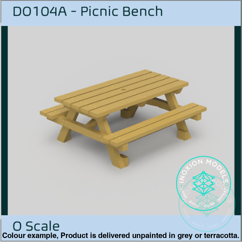 Do104A – Picnic Benches O Scale Accessory