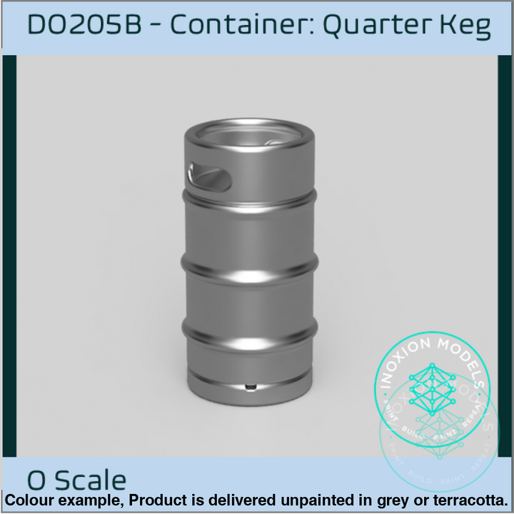 Do205C – Slim Quarter Keg O Scale Accessory