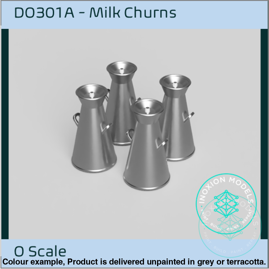 Do301A – 17 Gallon Milk Churns O Scale Accessory