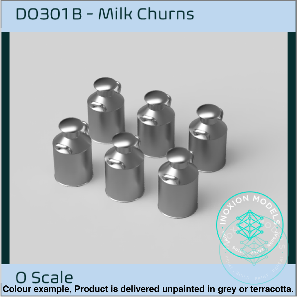 Do301B – Small Milk Churns O Scale Accessory