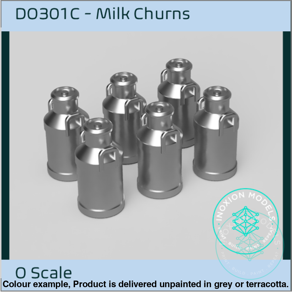 Do301C – Medium Milk Churns O Scale Accessory