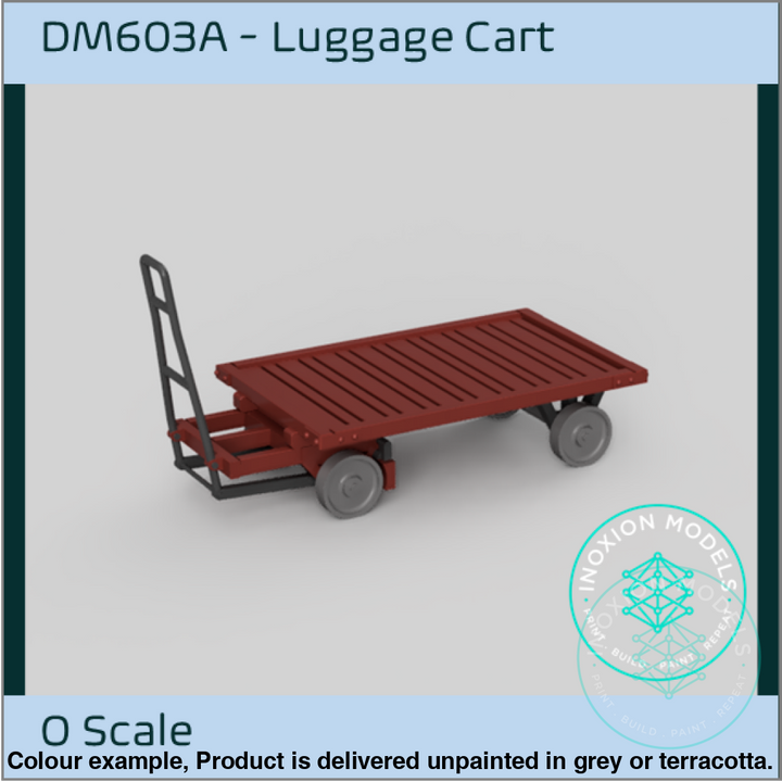 Do603A – Luggage Cart O Scale Accessory