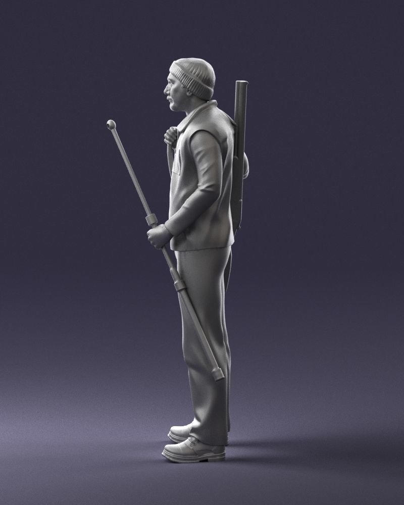 Gamekeeper With Shotgun Figure