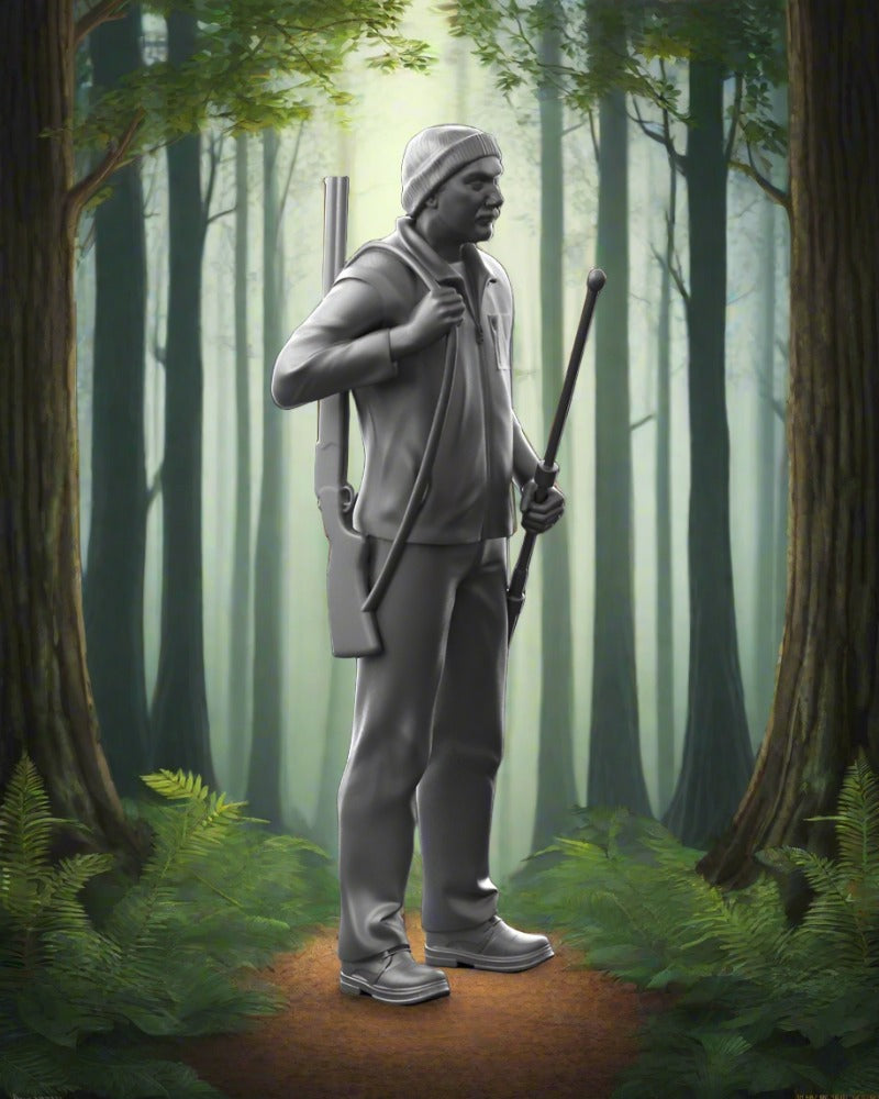 Gamekeeper With Shotgun Figure