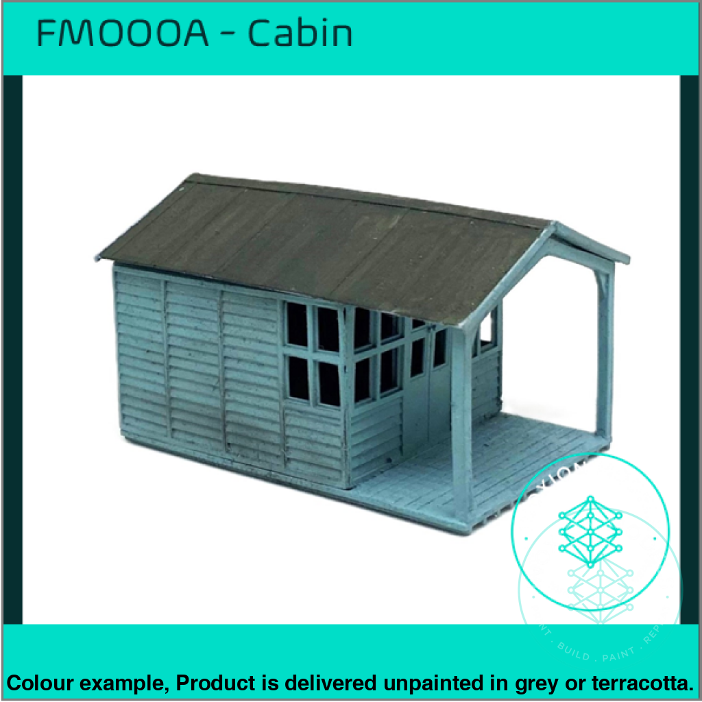 Fm000A – Cabin/Garden Shed Oo/Ho Scale Oo Building