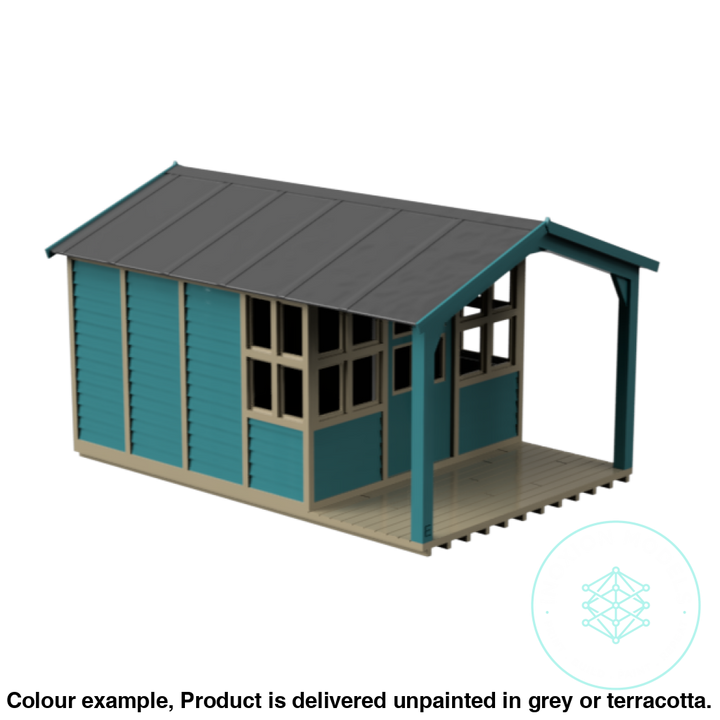 Fm000A – Cabin/Garden Shed Oo/Ho Scale Oo Building