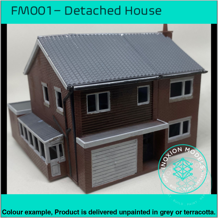 Fm001 – Detached House Oo/Ho Scale Oo Building