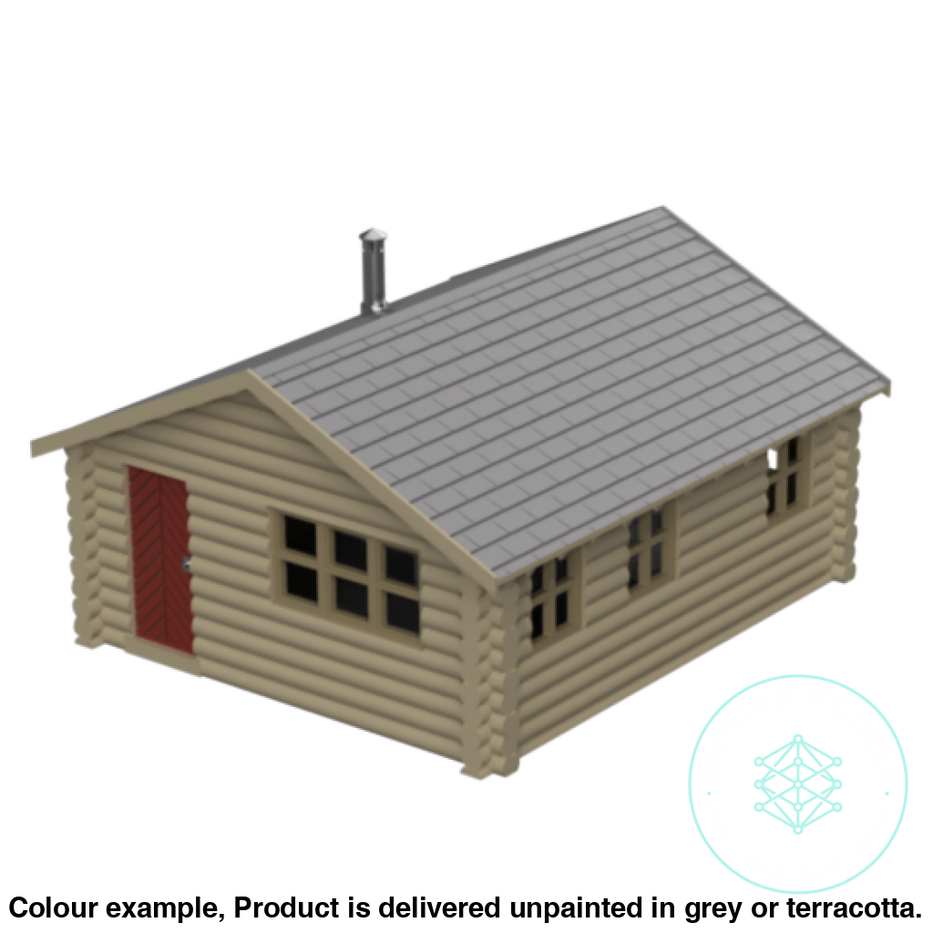 Fm003 – Log Cabin Oo/Ho Scale Oo Building